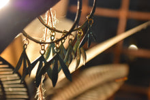 Load image into Gallery viewer, Bamboo Hoop Earrings