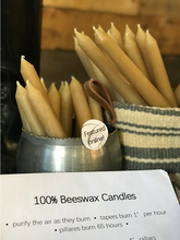Load image into Gallery viewer, Purify Your Air: Artisanal 100% Beeswax Candles, multiple styles
