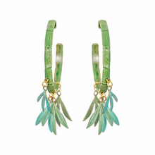 Load image into Gallery viewer, Bamboo Hoop Earrings