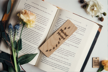 Load image into Gallery viewer, Alder Wood Bookmark, multiple styles
