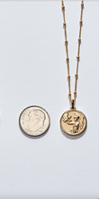 Load image into Gallery viewer, Mini AWE Goddess Coin Pendant w/ Chain, multiple styles