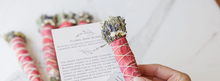 Load image into Gallery viewer, Floral Sage Bundle w/ Crystal, multiple styles