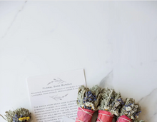 Load image into Gallery viewer, Floral Sage Bundle w/ Crystal, multiple styles