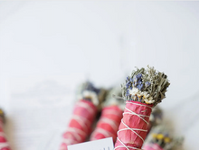 Load image into Gallery viewer, Floral Sage Bundle w/ Crystal, multiple styles