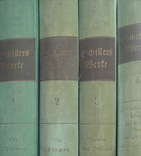 Load image into Gallery viewer, Hardbound German "Schiller's Works" Book