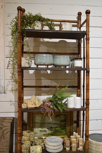 Antique Bamboo Shelf, multiple styles