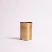 Load image into Gallery viewer, Brass Cylinder Vase/Planter/Container
