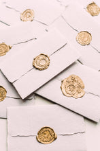 Load image into Gallery viewer, Old World Papers Bespoke Wax-Seal Stamp Set, multiple styles