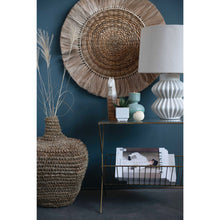 Load image into Gallery viewer, Fluted Ivory Terra-cotta Lamp