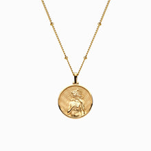 Load image into Gallery viewer, Mini AWE Goddess Coin Pendant w/ Chain, multiple styles