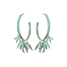 Load image into Gallery viewer, Bamboo Hoop Earrings