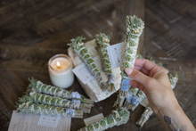 Load image into Gallery viewer, Floral Sage Bundle w/ Crystal, multiple styles