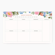 Load image into Gallery viewer, Weekly Overview Planner, multiple styles