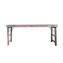 Load image into Gallery viewer, Reclaimed-Wood Folding Table w/ Patches