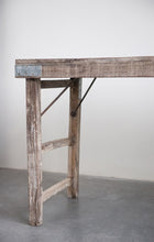 Load image into Gallery viewer, Reclaimed-Wood Folding Table w/ Patches