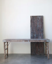 Load image into Gallery viewer, Reclaimed-Wood Folding Table w/ Patches