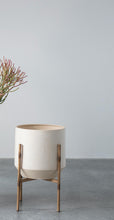 Load image into Gallery viewer, Embossed Planter/Container w/ Stand, multiple styles

