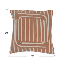 Load image into Gallery viewer, Clay Stripe Pillow
