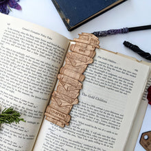 Load image into Gallery viewer, Alder Wood Bookmark, multiple styles