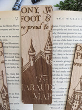 Load image into Gallery viewer, Alder Wood Bookmark, multiple styles
