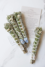 Load image into Gallery viewer, Floral Sage Bundle w/ Crystal, multiple styles