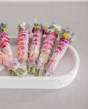 Load image into Gallery viewer, Floral Sage Bundle w/ Crystal, multiple styles
