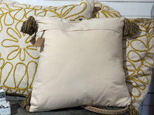 Load image into Gallery viewer, Mustard Cotton Boho Pillow
