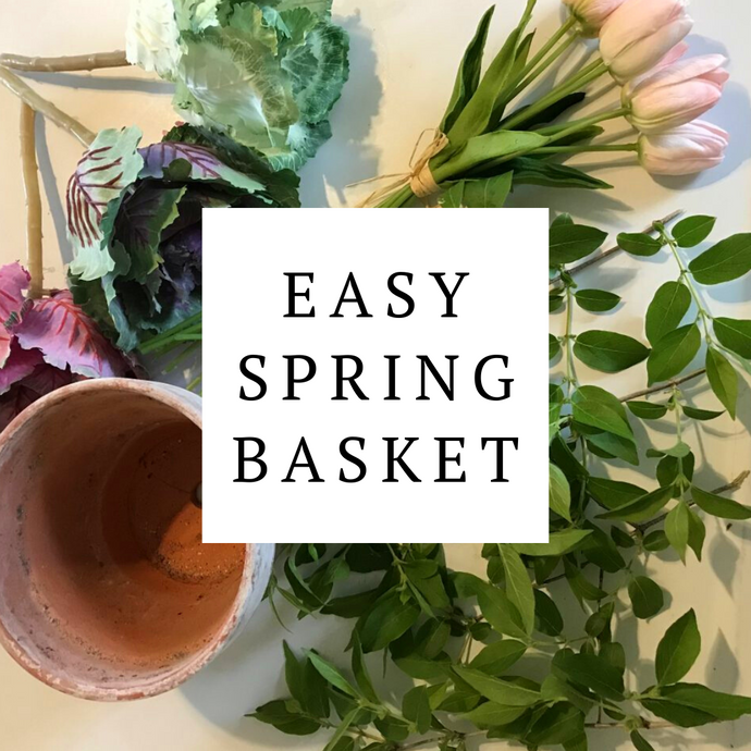 Easy Spring 'Basket' How-to