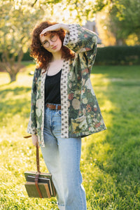 Luxury Art Fleecy Cardigan Kimono Jacket, multiple styles