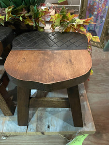 Hand-Carved Wooden Stool, multiple styles