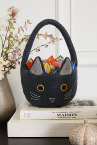 Felt Trick or Treat Basket, multiple styles