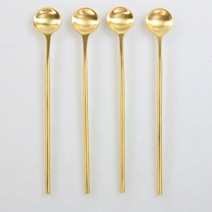 Long Golden Spoon