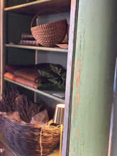 Load image into Gallery viewer, Antique European Green-Painted Cabinet
