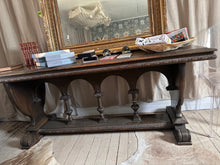 Load image into Gallery viewer, Walnut Trestle Console/Table
