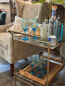 Modern Upholstered Armchair Pair