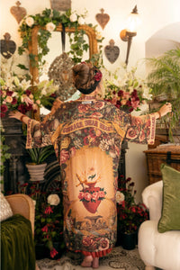 Luxury Art Duster Kimono Robe, multiple styles