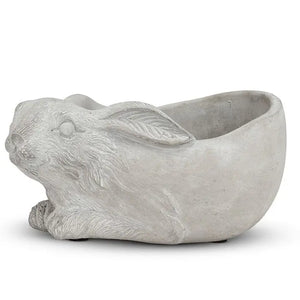 Cement Bunny Planter