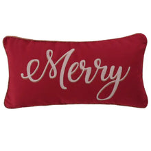 Load image into Gallery viewer, &quot;Merry&quot; Down Pillow
