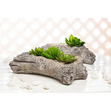 Load image into Gallery viewer, Slim Concrete Log Planter
