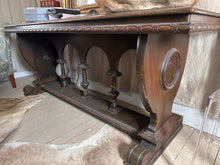 Load image into Gallery viewer, Walnut Trestle Console/Table
