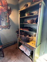 Load image into Gallery viewer, Antique European Green-Painted Cabinet
