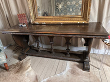 Load image into Gallery viewer, Walnut Trestle Console/Table
