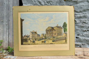 Vintage "The Government House" Art