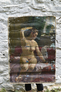"Venus in Red" European Original Art Canvas