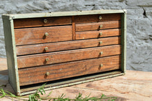 Load image into Gallery viewer, Vintage Green Box w/ Drawers
