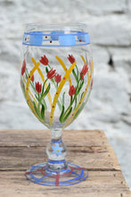 Load image into Gallery viewer, Mackenzie Childs-style Hand-painted Glass, multiple styles
