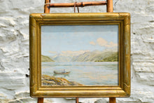 Load image into Gallery viewer, Vintage European Lakeshore Original Art
