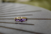 Load image into Gallery viewer, 10Kt Gold Amethyst Estate Ring

