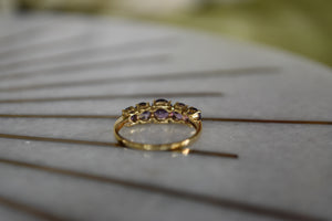 10Kt Gold Amethyst Estate Ring
