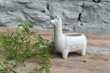 Load image into Gallery viewer, Ceramic Llama Planter/Container
